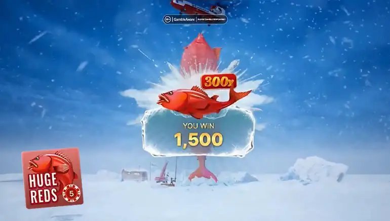 Ice fishing game in Germany